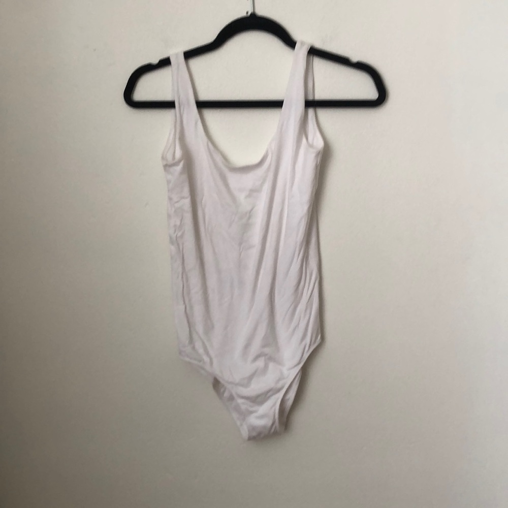 White Everlane Bodysuit